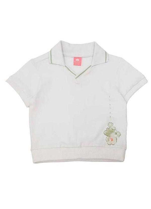 Blusa Polo Sport Feminina Branco
