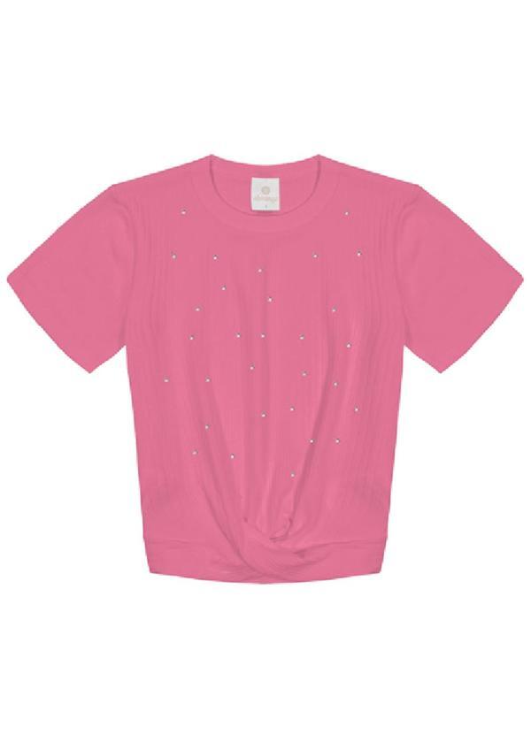 Vista 2 Blusa Rosa Quintess Quintess