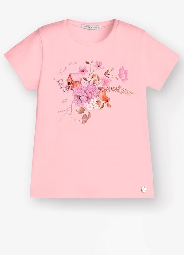 Vista 2 Blusa Rosa Quintess Quintess