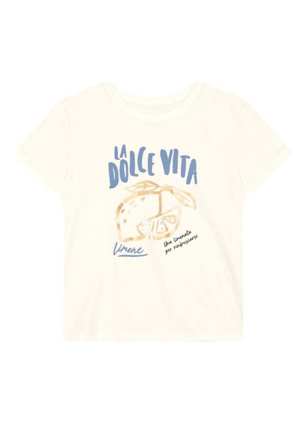Blusa Teen Menina Metalizado Natural