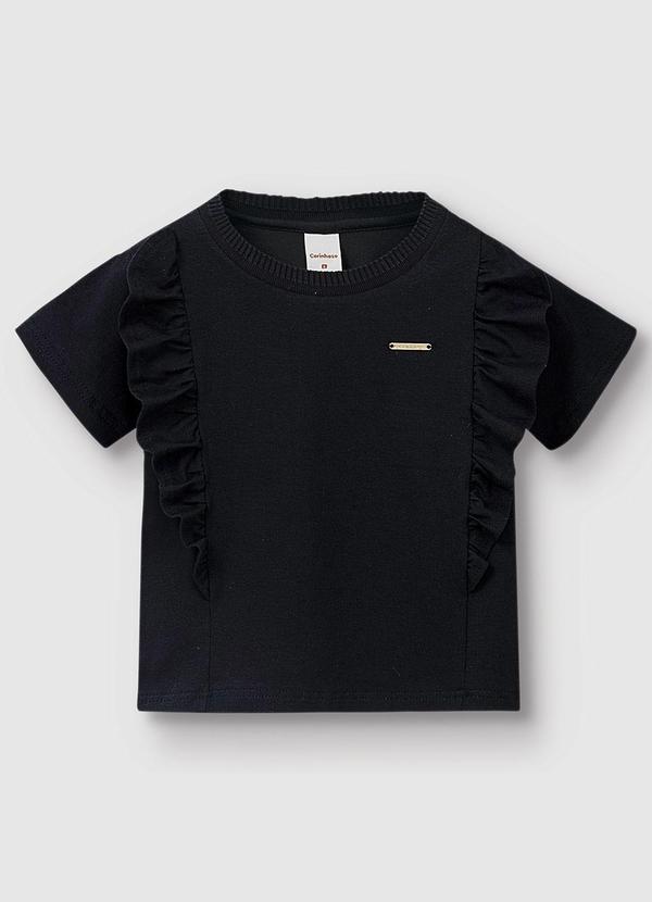 Blusa Tradicional em Cotton Preto