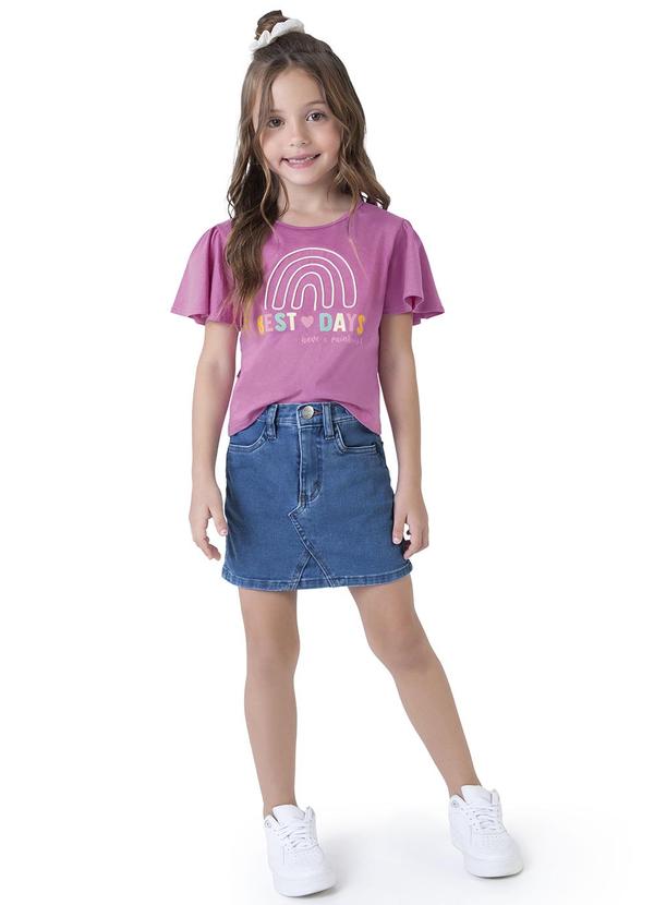 Blusa Violeta Best Days com Bordado