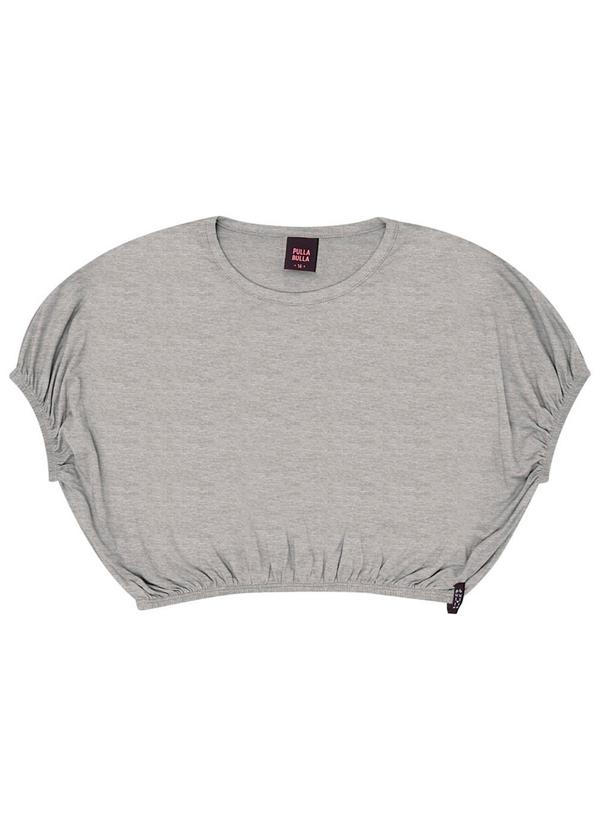 Blusa Viscolycra Menina Cinza