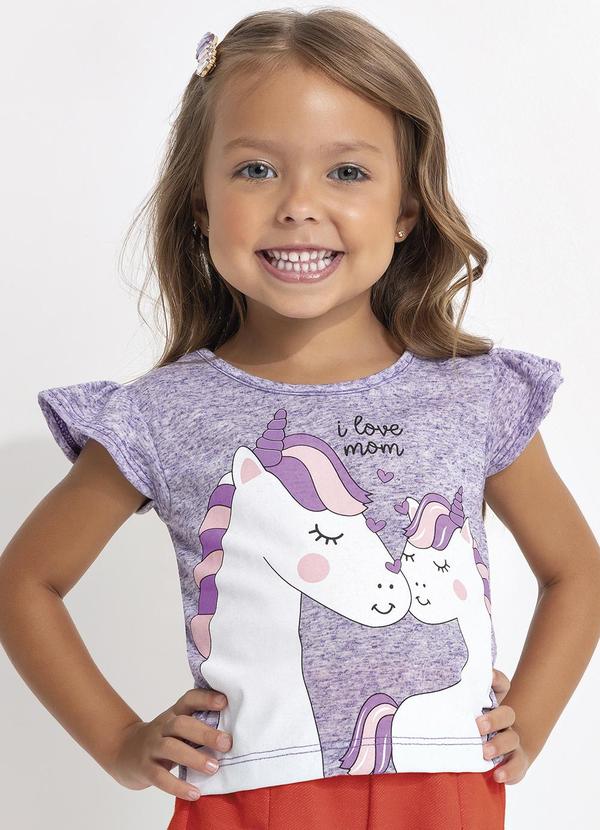 Blusa Unicórnio Roxo