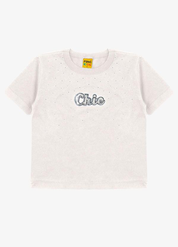 Vista 2 Camiseta Bege Rovi Kids Rovi Kids