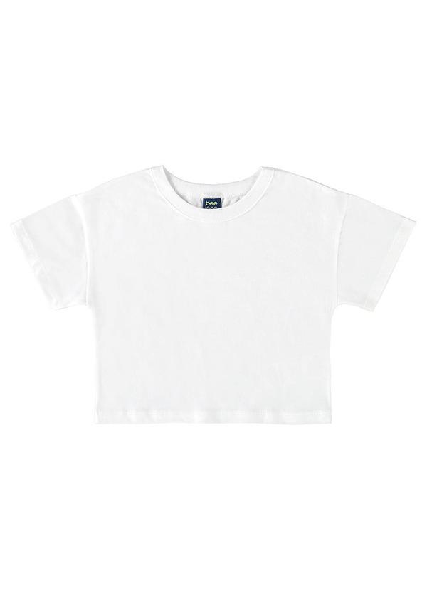 Camiseta em Meia Malha Branco