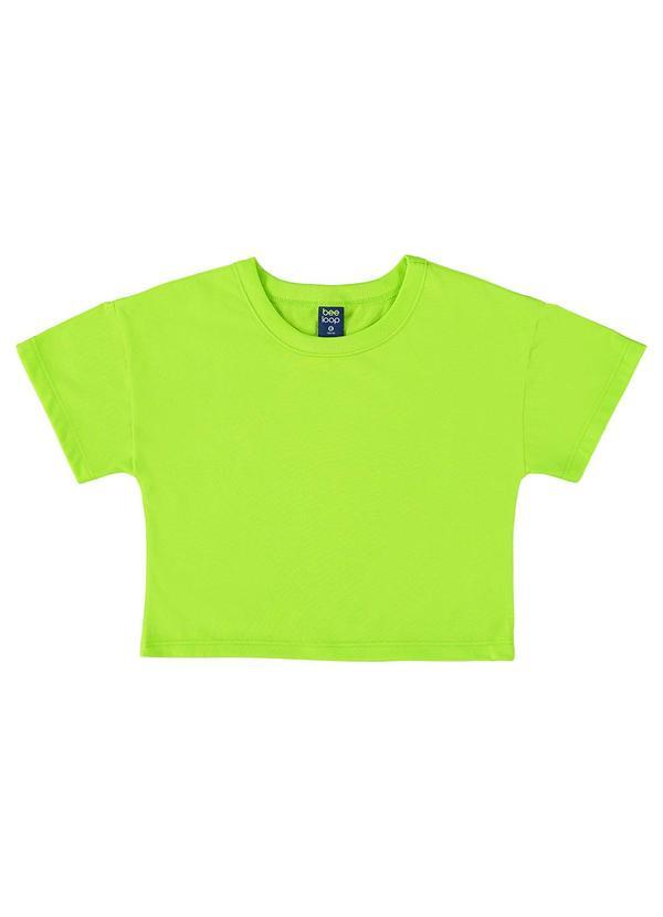 Camiseta em Meia Malha Verde