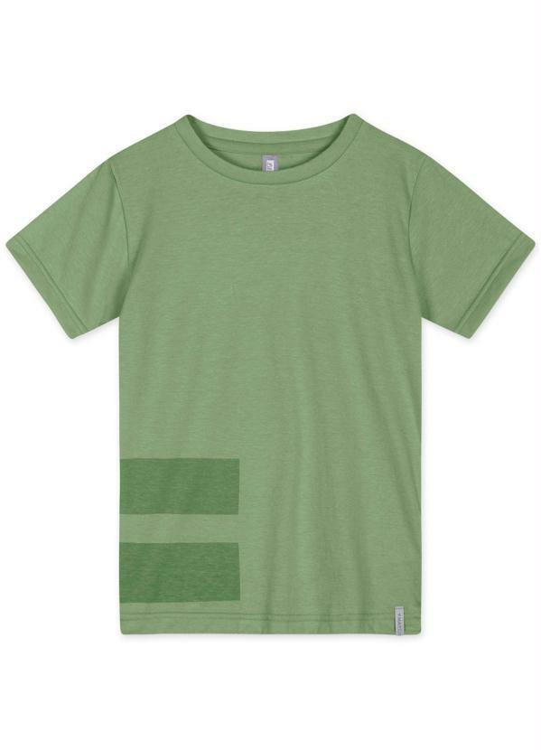 Camiseta Manga Curta Match Verde