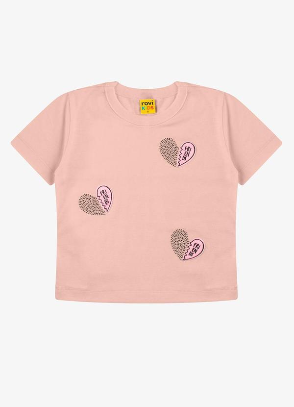 Vista 2 Camiseta Rosa Colcci Colcci