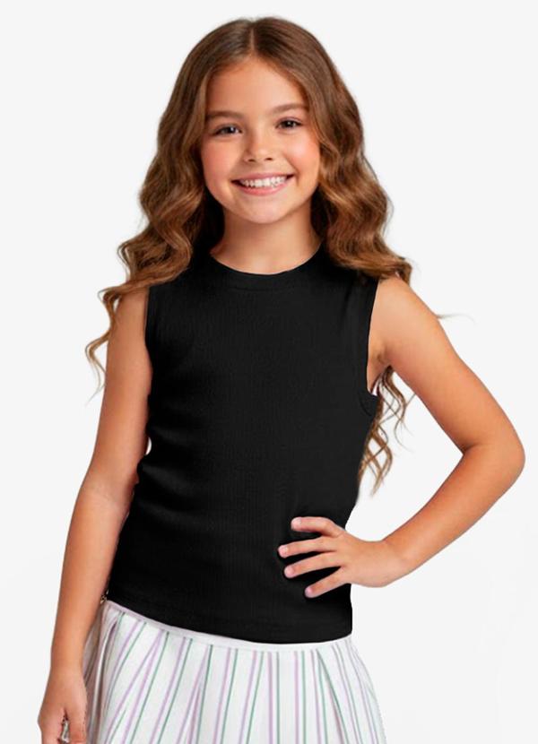 Vista 2 Regata Básica Infantil Lisa Soletex Preto Rovitex Rovitex