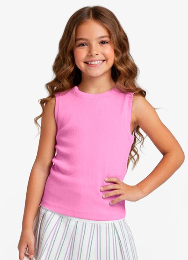 Vista 2 Regata Básica Infantil Lisa Soletex Rosa Rovitex Rovitex