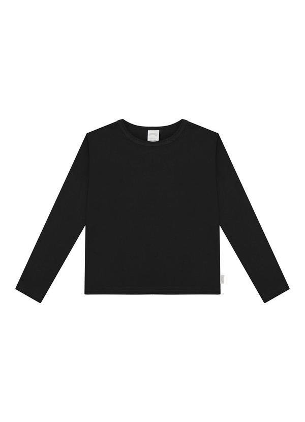 Blusa Básica em Meia Malha Preto