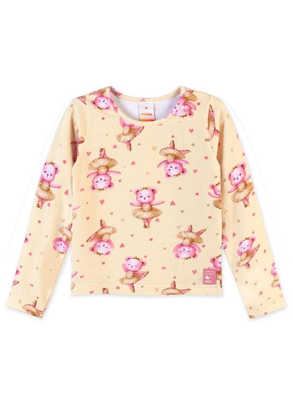 Vista 2 Blusa com Aroma Infantil Bege Marisol Marisol