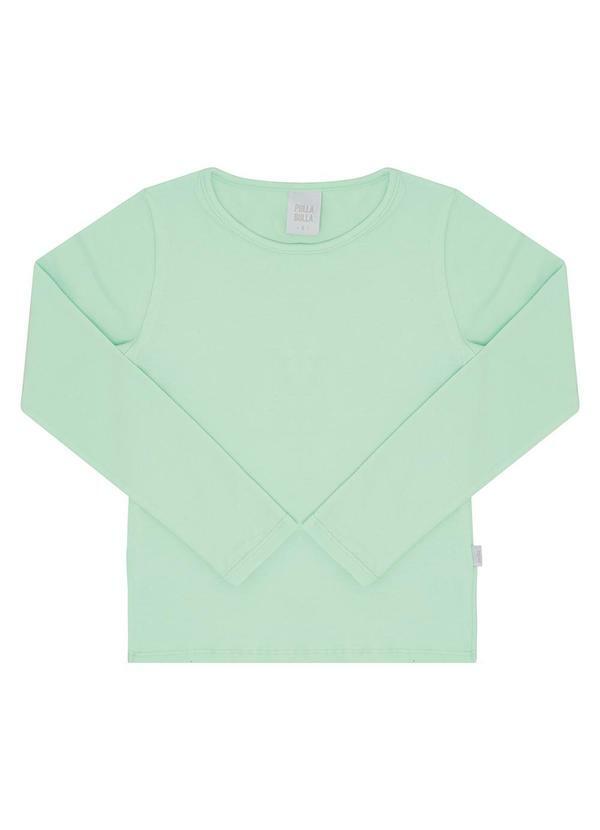 Vista 2 Blusa Cotton Leve Basica Verde Pulla Bulla Pulla Bulla