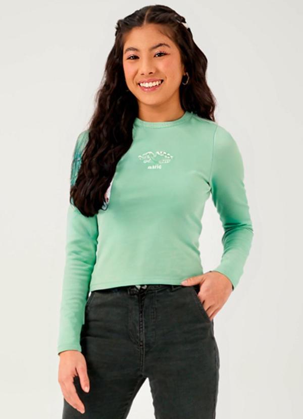 Blusa Cotton Leve Verde