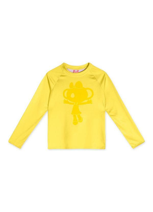 Blusa de Proteção Solar Amarelo
