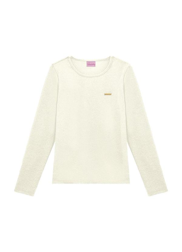 Blusa Infantil com Plaquinha Branco