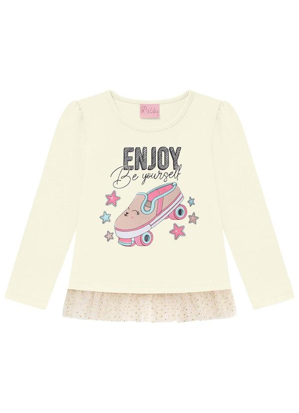 Blusa Infantil em Bege