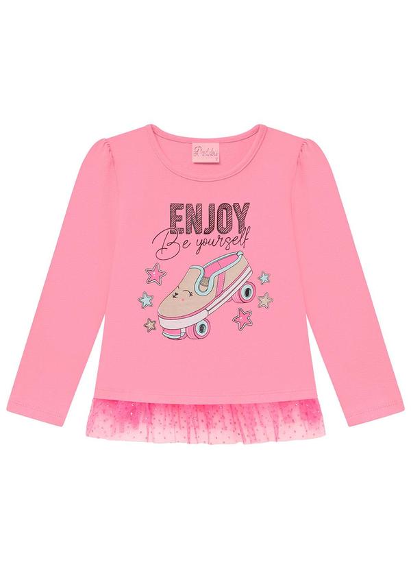 Blusa Infantil em Rosa