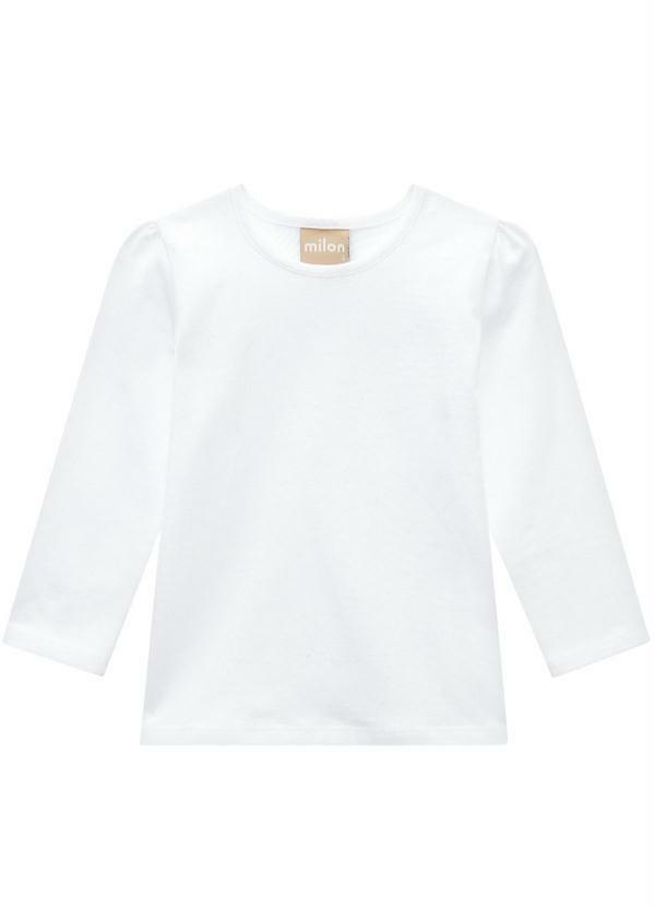 Blusa Infantil Menina Branco