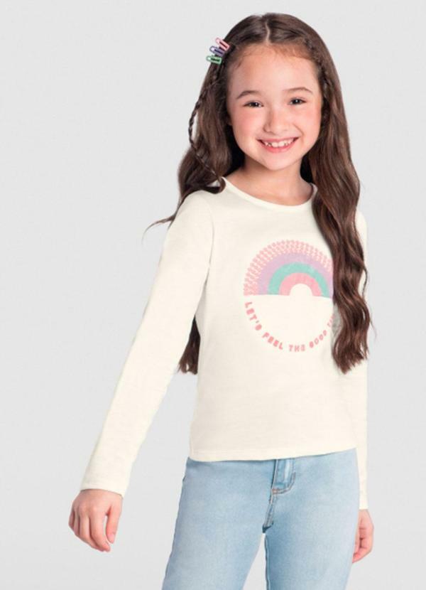 Blusa Infantil Menina Natural