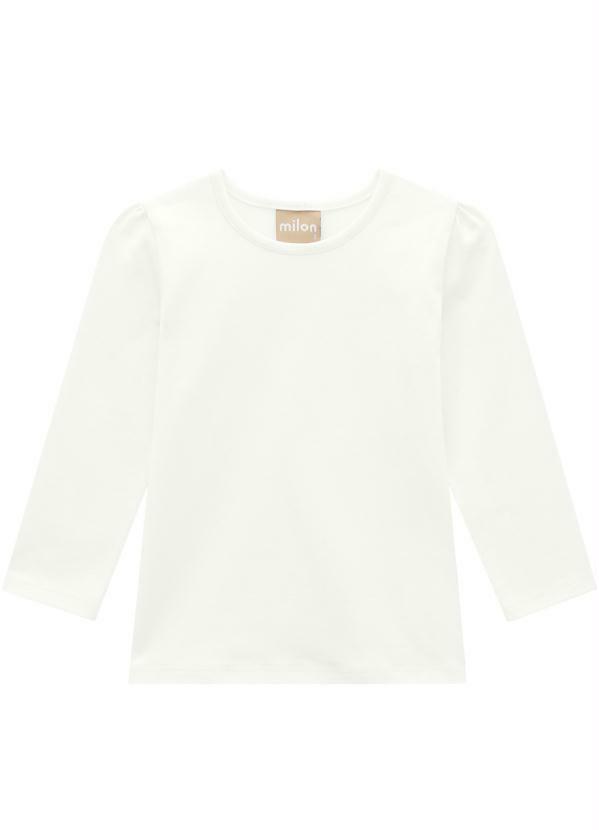 Blusa Infantil Menina Off White