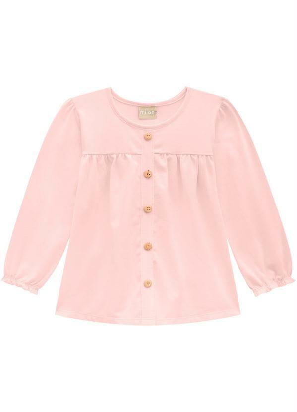 Blusa Infantil Menina Rosa