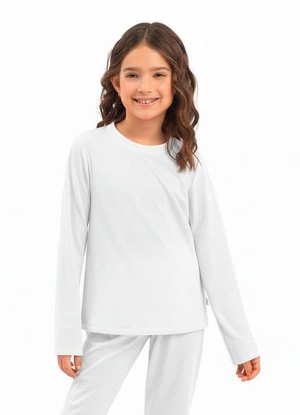 Blusa Infantil Térmica Branco