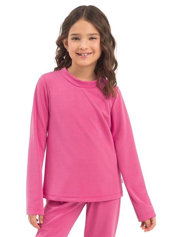 Blusa Infantil Térmica Rosa