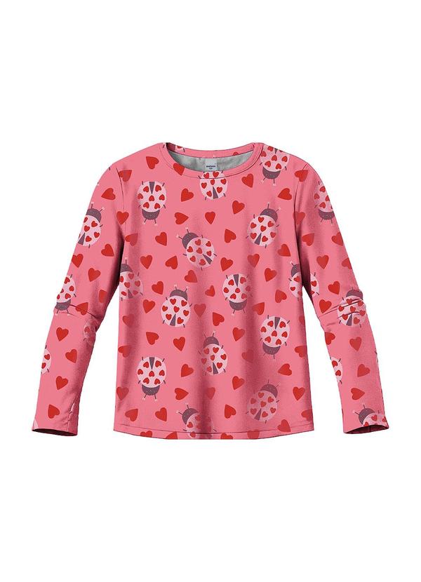 Blusa Joaninhas em Cotton Coral