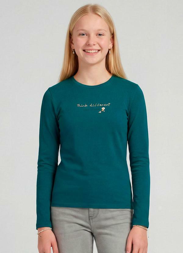 Blusa Juvenil Viscotorcion Verde