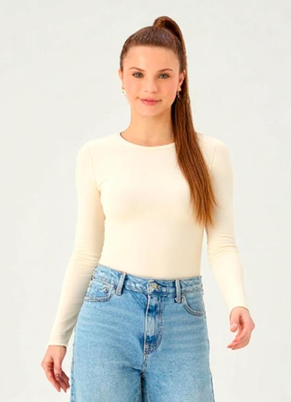 Blusa Malha Térmica Bege