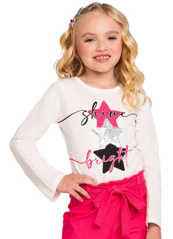 Vista 2 Blusa Manga Longa em Meia Malha Penteada Bege Marlan Marlan