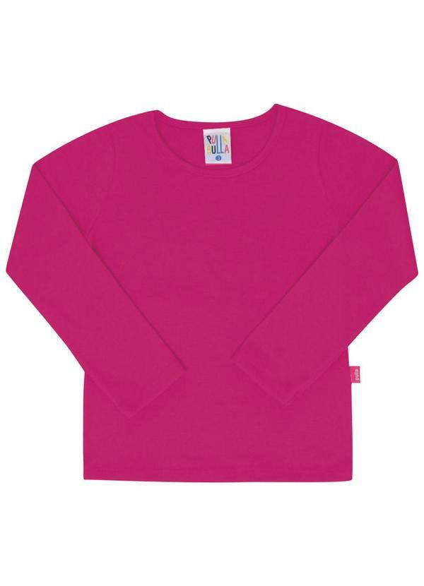 Blusa Manga Longa Menina Rosa