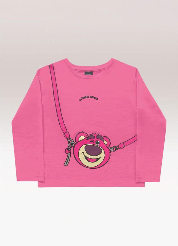 Blusa Manga Longa Lotso Rosa