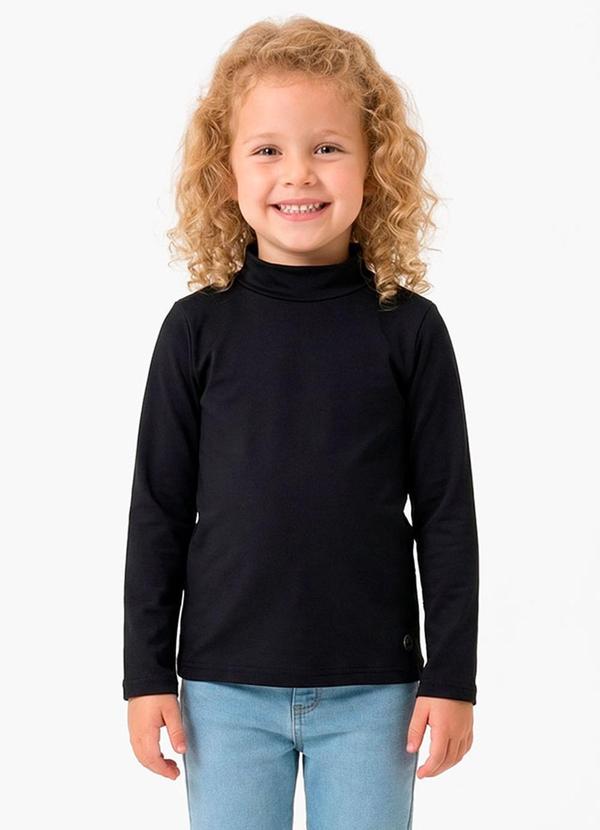 Vista 2 Blusa Manga Longa Thermo Dry Unissex Preto Marisol Marisol
