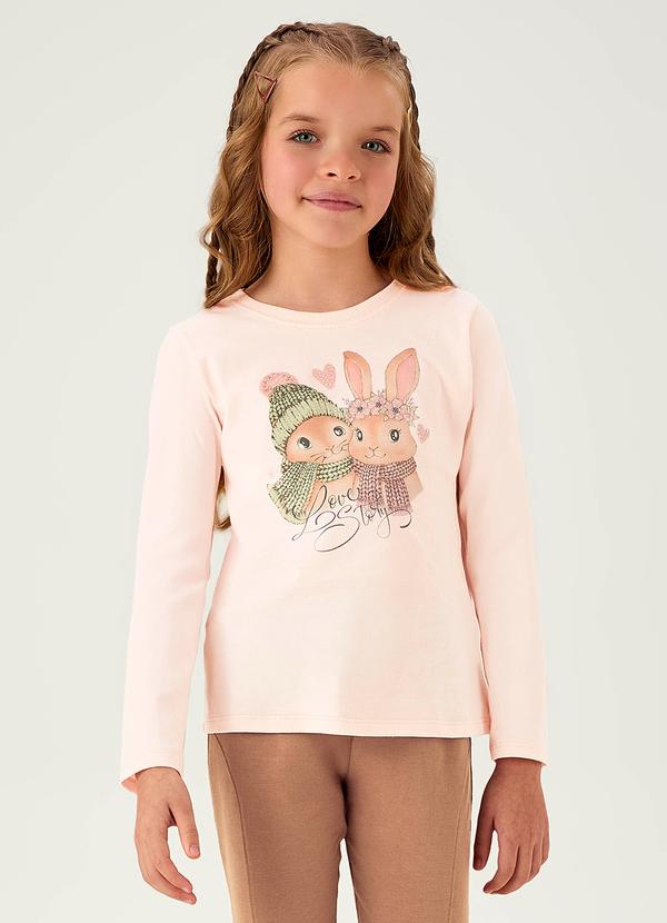 Blusa Meia Malha Rosa