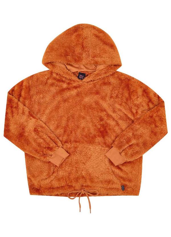 Blusa Pelo Menina Laranja
