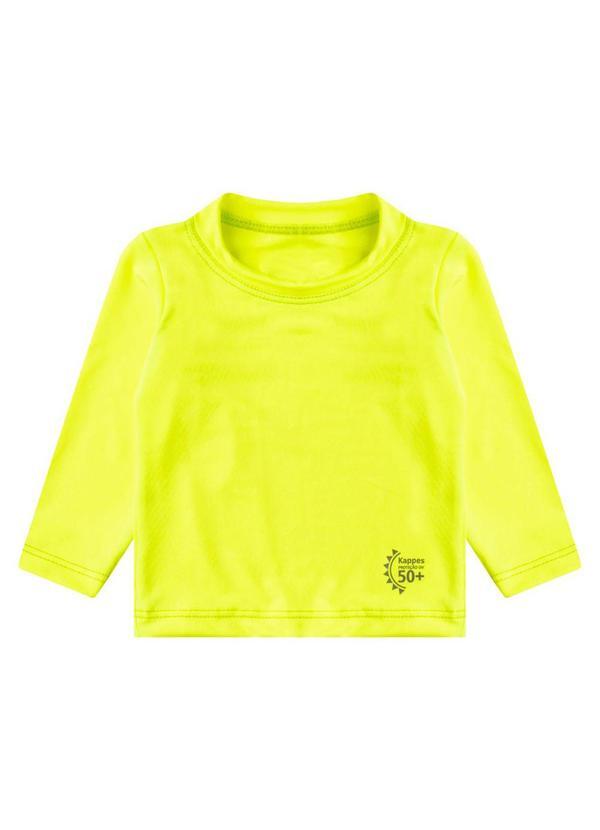Vista 2 Blusa Proteção Uv Praia Manga Longa Amarelo Select Select