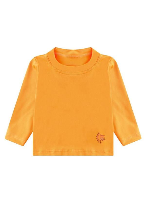 Vista 2 Blusa Proteção Uv Praia Manga Longa Laranja Select Select
