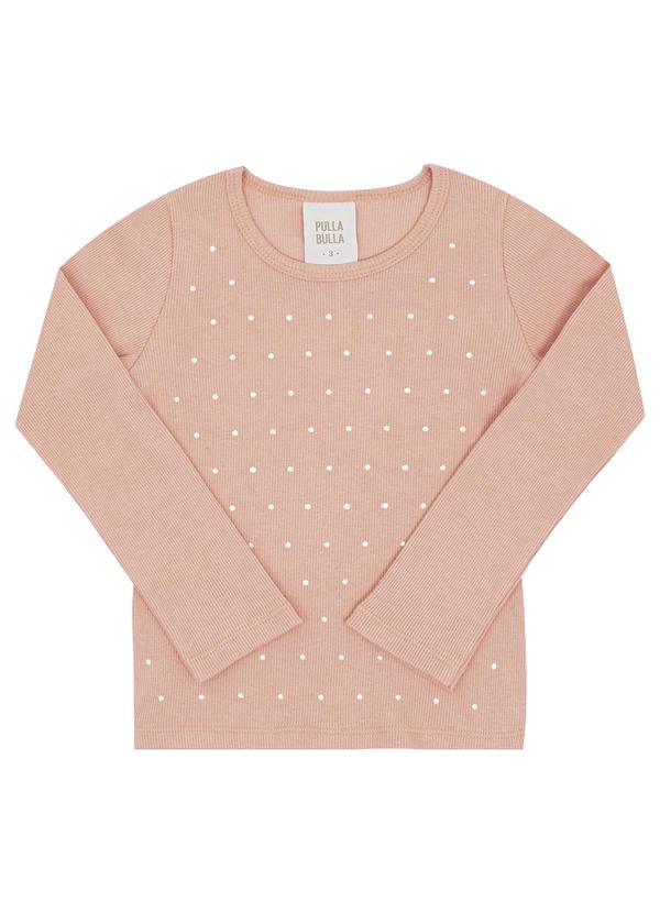 Blusa Ribana com Elastano Leve Rosa