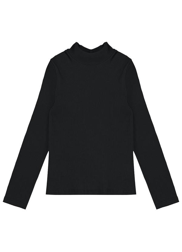 Vista 2 Blusa Ribana Conforto Preto Malwee Kids Malwee Kids