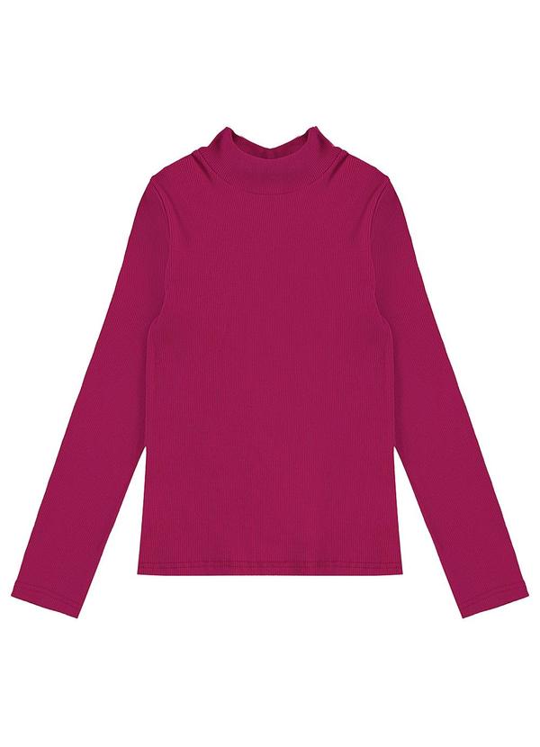 Vista 2 Blusa Ribana Conforto Rosa Malwee Kids Malwee Kids