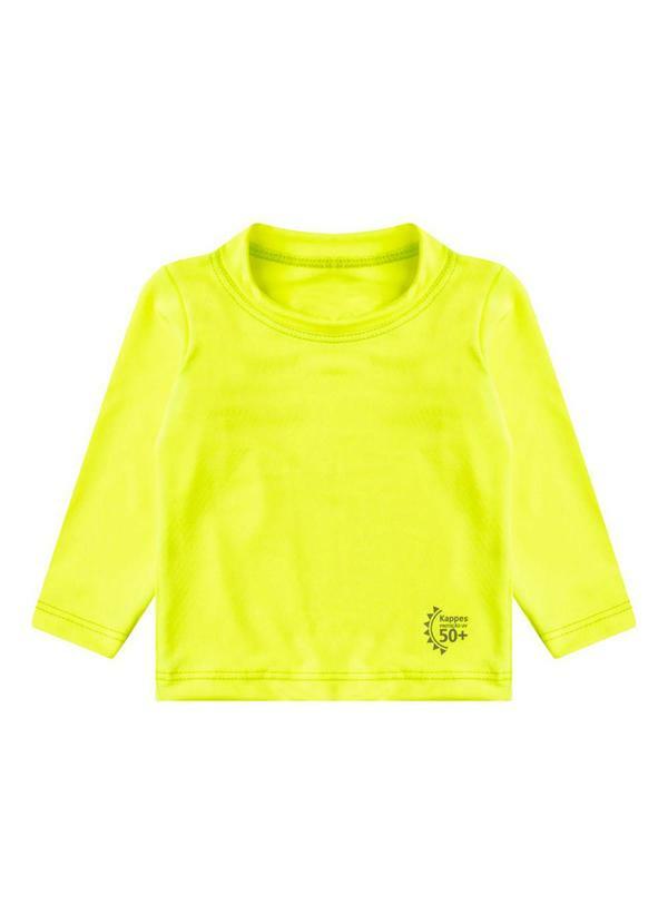 Vista 2 Blusa Térmica Proteção Uv Praia Amarelo Select Select