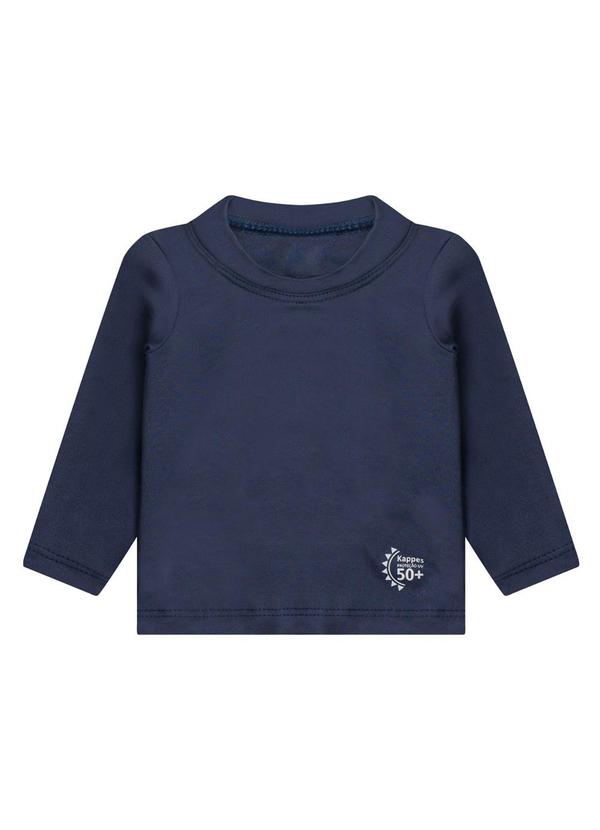 Blusa Térmica Proteção Uv Praia Manga Longa Azul