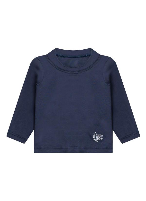 Vista 2 Blusa Térmica Proteção Uv Praia Manga Longa Azul Select Select