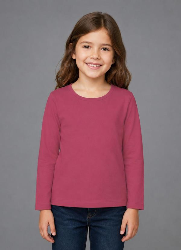 Camiseta Feminina Manga Longa Térmica Vermelho