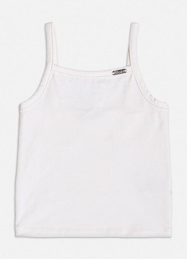 Regata Básica Off White de Alça Off White