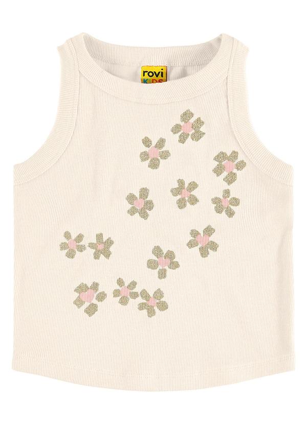 Vista 2 Regata Infantil Feminina Ribana Bege Rovi Kids Rovi Kids
