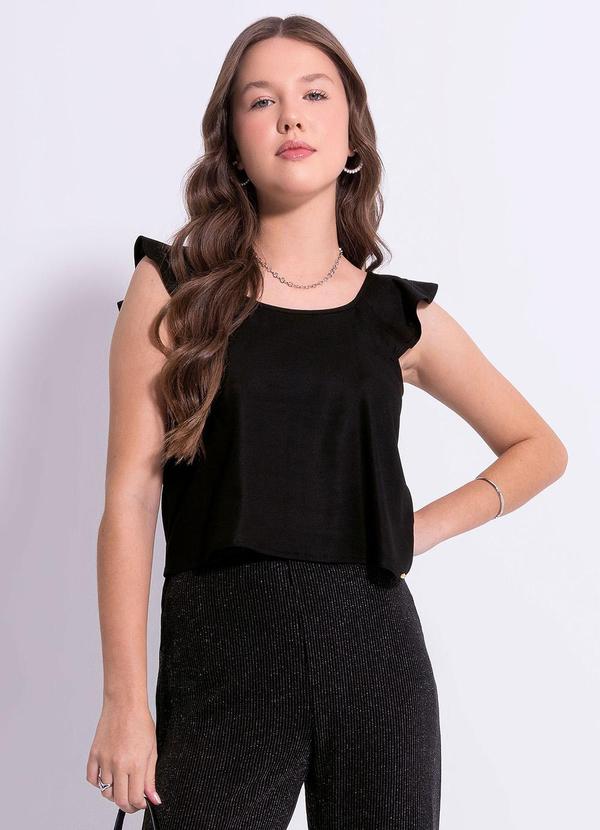 Blusa em Viscose Preto